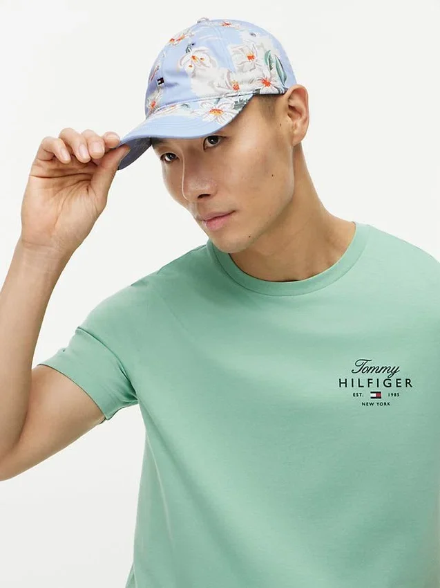 Floral Print Baseball Cap Floral Print Baseball Cap
