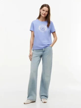 Foiled Laurel Leaf Logo T-Shirt