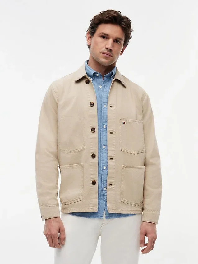 Garment-Dyed Denim Chore Jacket Garment-Dyed Denim Chore Jacket