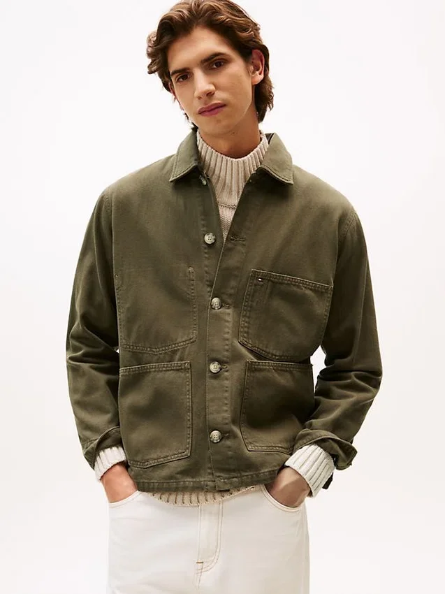 Garment-Dyed Denim Chore Jacket Garment-Dyed Denim Chore Jacket