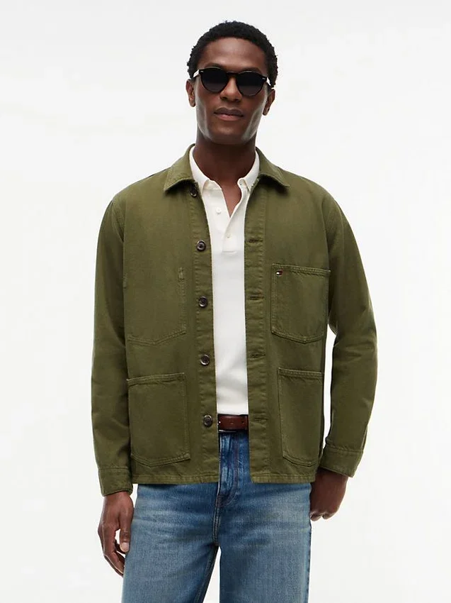 Garment-Dyed Denim Chore Jacket Garment-Dyed Denim Chore Jacket