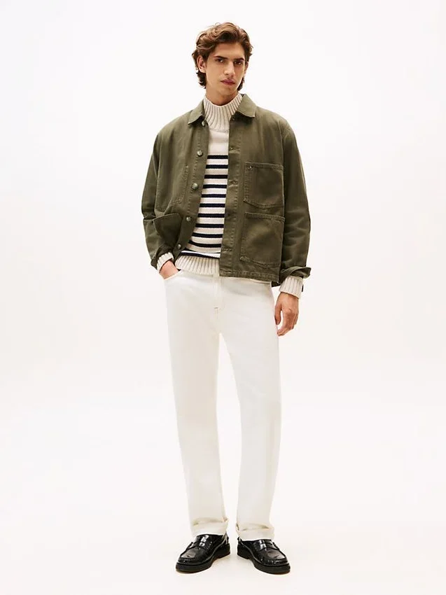 Garment-Dyed Denim Chore Jacket Garment-Dyed Denim Chore Jacket