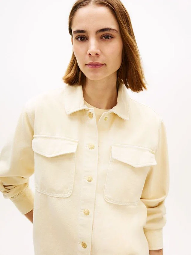 Garment-Dyed Denim Shirt Jacket Garment-Dyed Denim Shirt Jacket