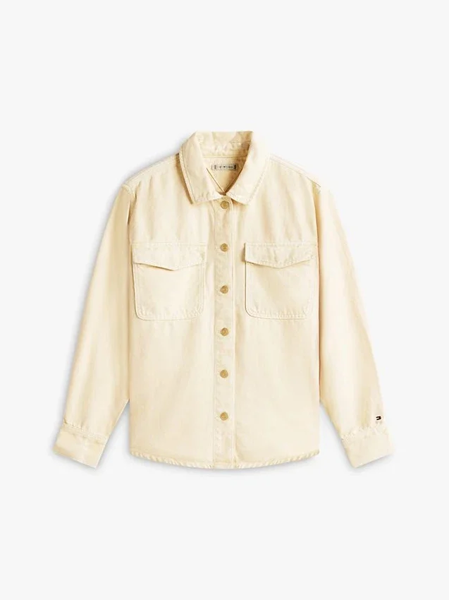 Garment-Dyed Denim Shirt Jacket Garment-Dyed Denim Shirt Jacket