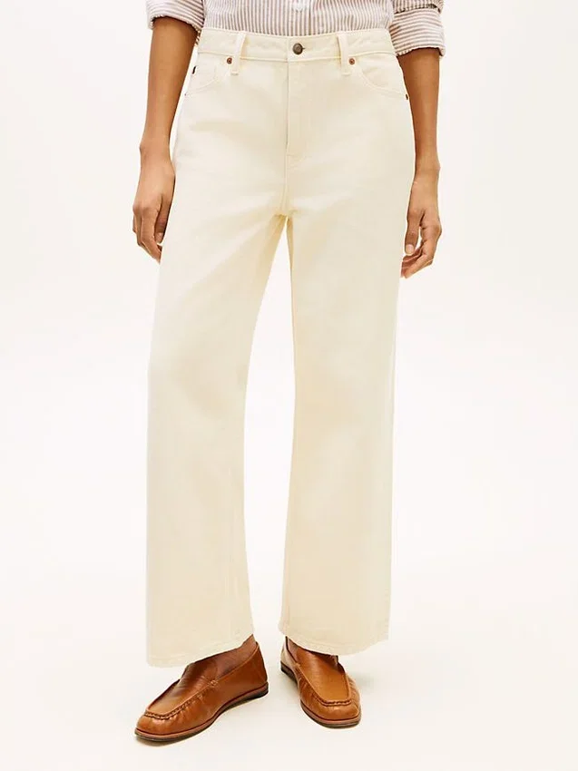 Garment-Dyed High-Rise Wide Leg Jean Garment-Dyed High-Rise Wide Leg Jean