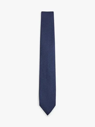 Geometric Silk-Blend Tie