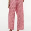 Gingham Linen-Blend Pull-On Pant Gingham Linen-Blend Pull-On Pant