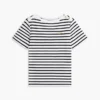 Gold-Button Cotton Interlock T-Shirt Gold-Button Cotton Interlock T-Shirt