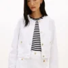Gold-Button Denim Lady Jacket Gold-Button Denim Lady Jacket