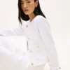 Gold-Button Denim Lady Jacket Gold-Button Denim Lady Jacket