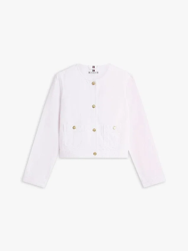 Gold-Button Denim Lady Jacket Gold-Button Denim Lady Jacket
