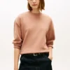 Gold-Button Interlock Sweatshirt Gold-Button Interlock Sweatshirt