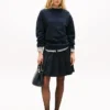 Gold-Button Interlock Sweatshirt Gold-Button Interlock Sweatshirt