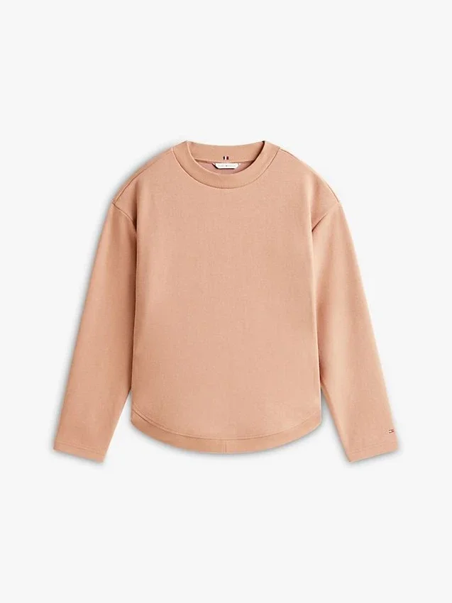 Gold-Button Interlock Sweatshirt Gold-Button Interlock Sweatshirt