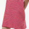 Gold-Button Striped Interlock Polo Dress