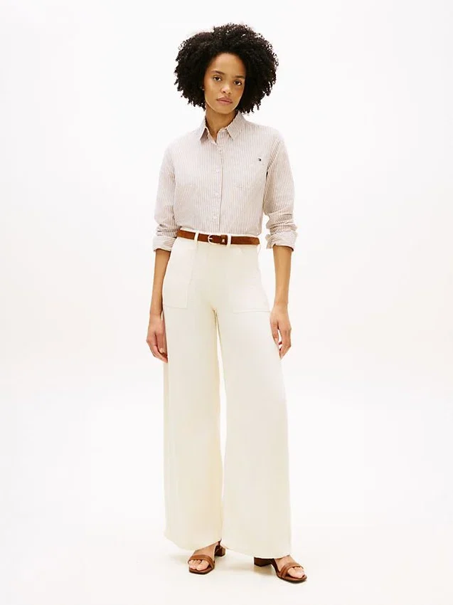 High-Rise Stretch Wide Leg Utility Jean High-Rise Stretch Wide Leg Utility Jean