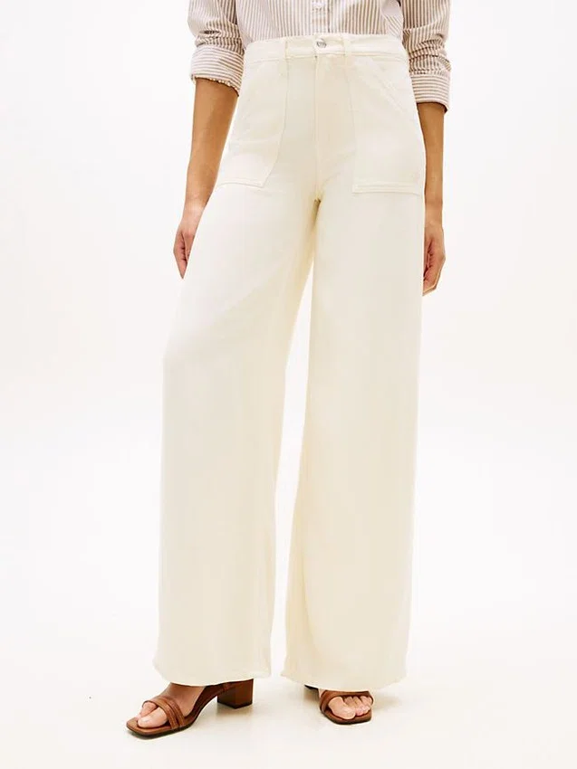 High-Rise Stretch Wide Leg Utility Jean High-Rise Stretch Wide Leg Utility Jean