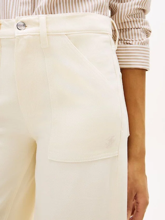High-Rise Stretch Wide Leg Utility Jean High-Rise Stretch Wide Leg Utility Jean