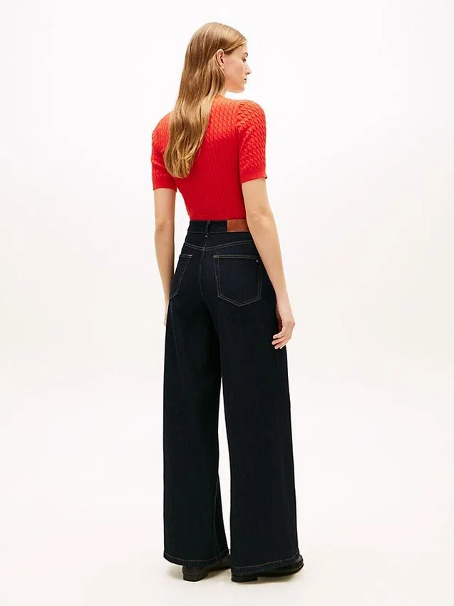 High-Rise Stretch Wide Leg Utility Jean High-Rise Stretch Wide Leg Utility Jean