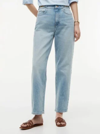High-Rise Tapered Jean
