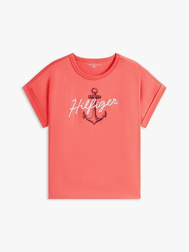 Hilfiger Anchor Logo Dolman T-Shirt Hilfiger Anchor Logo Dolman T-Shirt