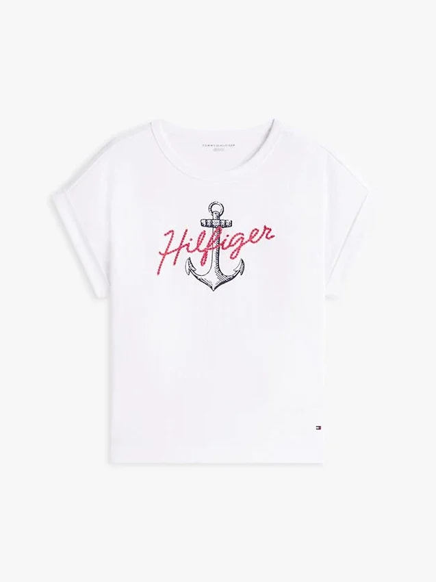 Hilfiger Anchor Logo Dolman T-Shirt Hilfiger Anchor Logo Dolman T-Shirt