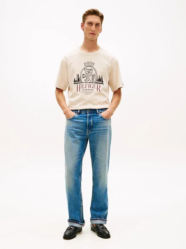 Hilfiger Crest Graphic Slub T-Shirt Hilfiger Crest Graphic Slub T-Shirt