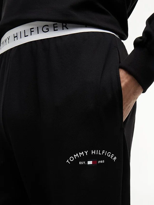 Hilfiger Logo Pique Sleep Pant Hilfiger Logo Pique Sleep Pant
