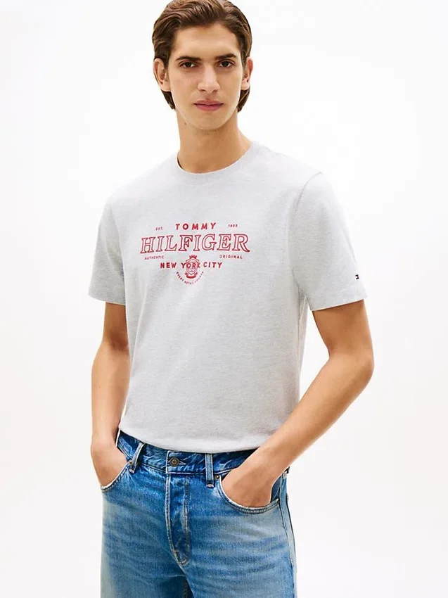 Hilfiger NYC Logo Heavyweight T-Shirt Hilfiger NYC Logo Heavyweight T-Shirt