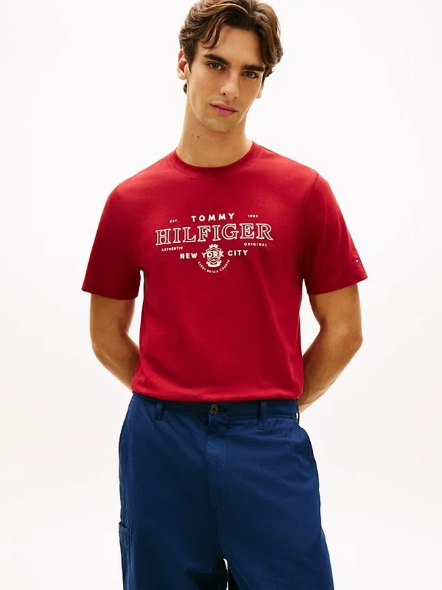 Hilfiger NYC Logo Heavyweight T-Shirt Hilfiger NYC Logo Heavyweight T-Shirt