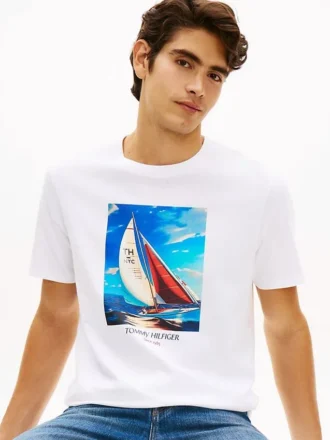 Hilfiger Sailing Photo Print T-Shirt