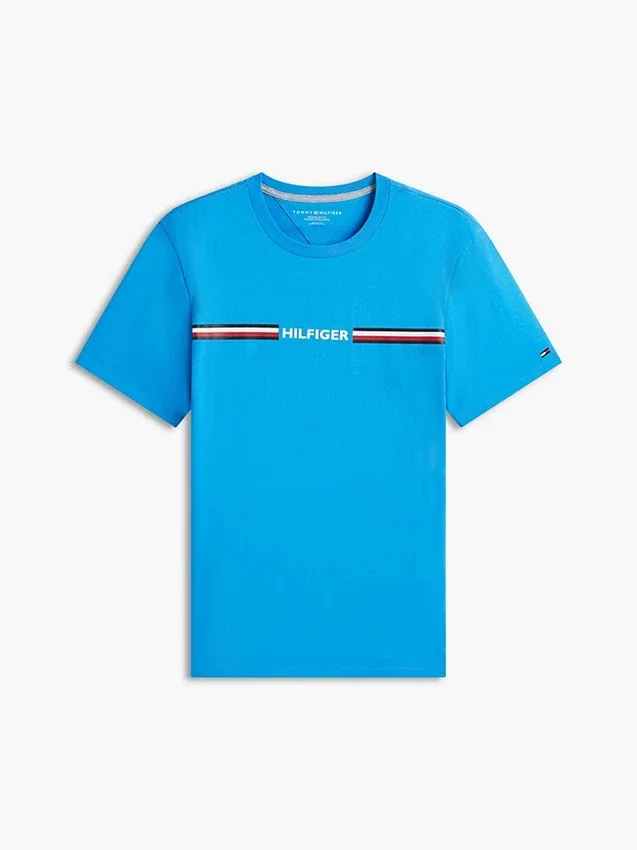 Hilfiger Signature Stripe Logo T-Shirt Hilfiger Signature Stripe Logo T-Shirt