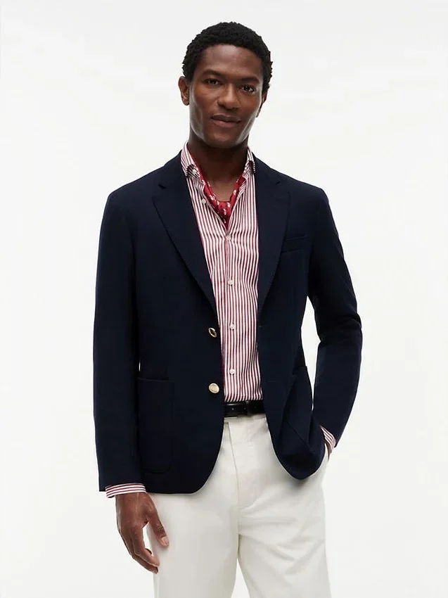 Hopsack Wool Blazer Hopsack Wool Blazer