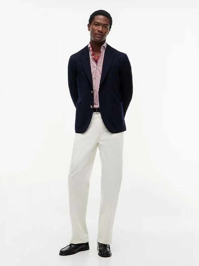 Hopsack Wool Blazer Hopsack Wool Blazer