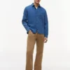 Indigo-Dyed Waffle Denim Shirt Indigo-Dyed Waffle Denim Shirt