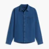 Indigo-Dyed Waffle Denim Shirt Indigo-Dyed Waffle Denim Shirt