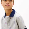Kids’ Allover Nautical Logo Stretch Polo Kids’ Allover Nautical Logo Stretch Polo