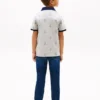 Kids’ Allover Nautical Logo Stretch Polo Kids’ Allover Nautical Logo Stretch Polo