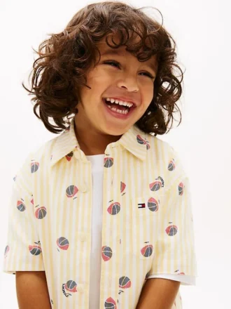 Kids’ Basketball Stretch Pocket Shirt
