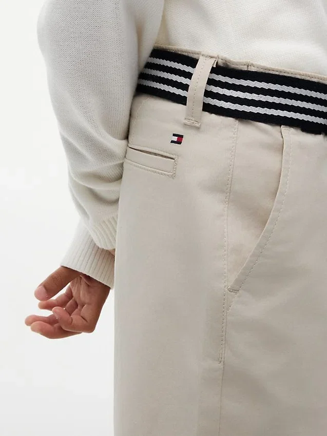 Kids’ Belted Baggy Stretch Chino Short Kids’ Belted Baggy Stretch Chino Short