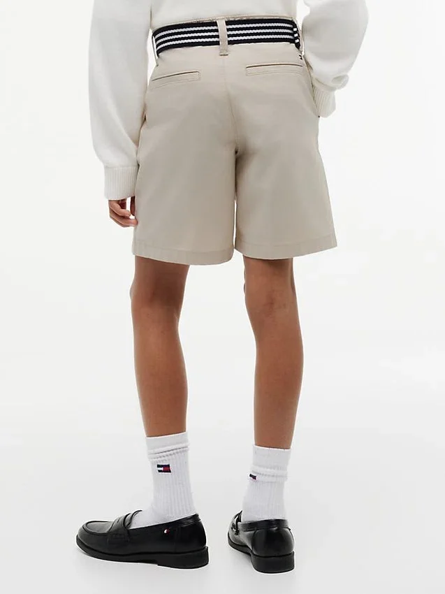 Kids’ Belted Baggy Stretch Chino Short Kids’ Belted Baggy Stretch Chino Short