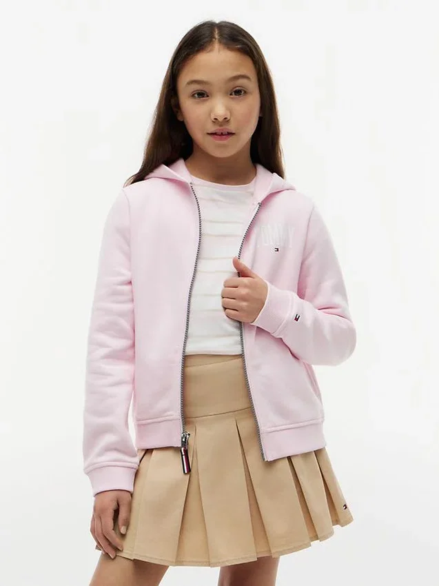 Kids’ Collegiate Tommy Logo Zip Hoodie Kids’ Collegiate Tommy Logo Zip Hoodie