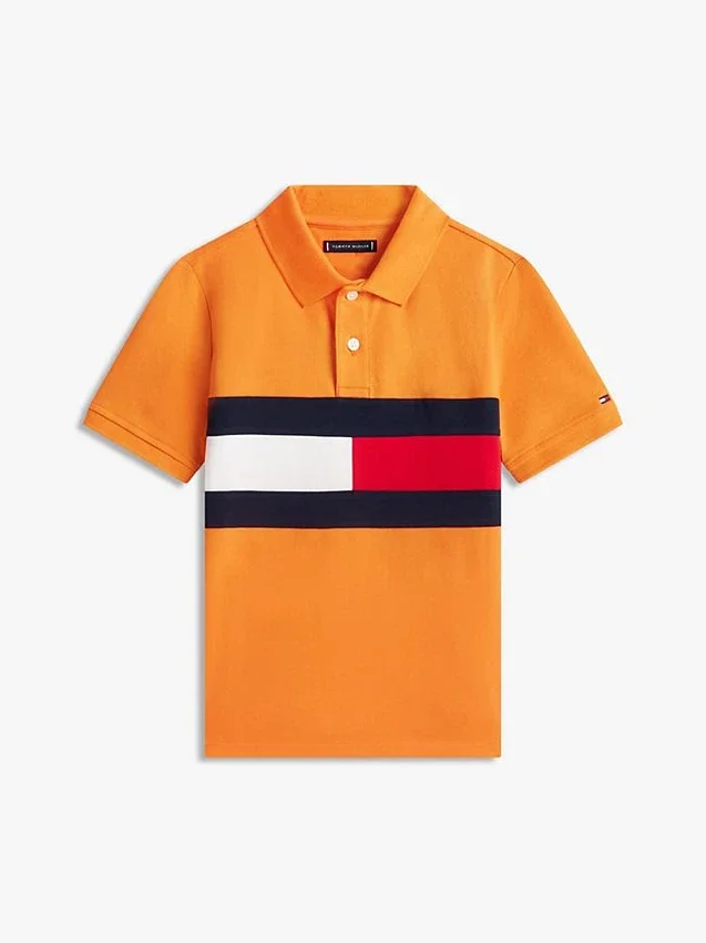Kids’ Colorblock Flag Stretch Polo Kids’ Colorblock Flag Stretch Polo
