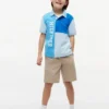 Kids’ Colorblock Logo Stretch Polo Kids’ Colorblock Logo Stretch Polo