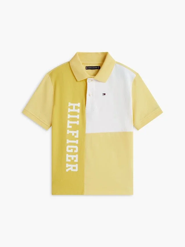 Kids’ Colorblock Logo Stretch Polo Kids’ Colorblock Logo Stretch Polo
