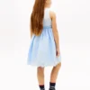 Kids’ Embroidered Eyelet Combo Dress