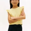 Kids’ Embroidered Eyelet Flutter T-Shirt