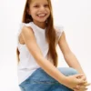 Kids’ Embroidered Eyelet Flutter T-Shirt