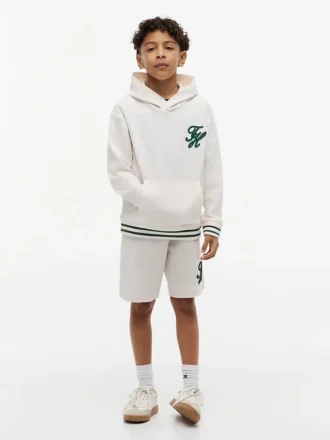 Kids’ Embroidered Monogram Hoodie