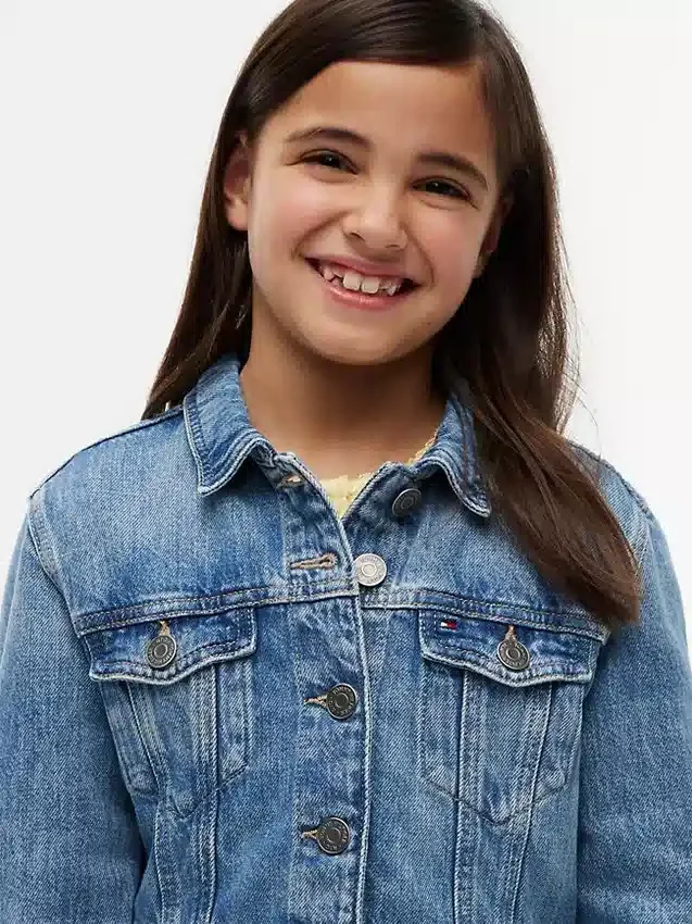 Kids’ Embroidered Star Denim Jacket Kids’ Embroidered Star Denim Jacket